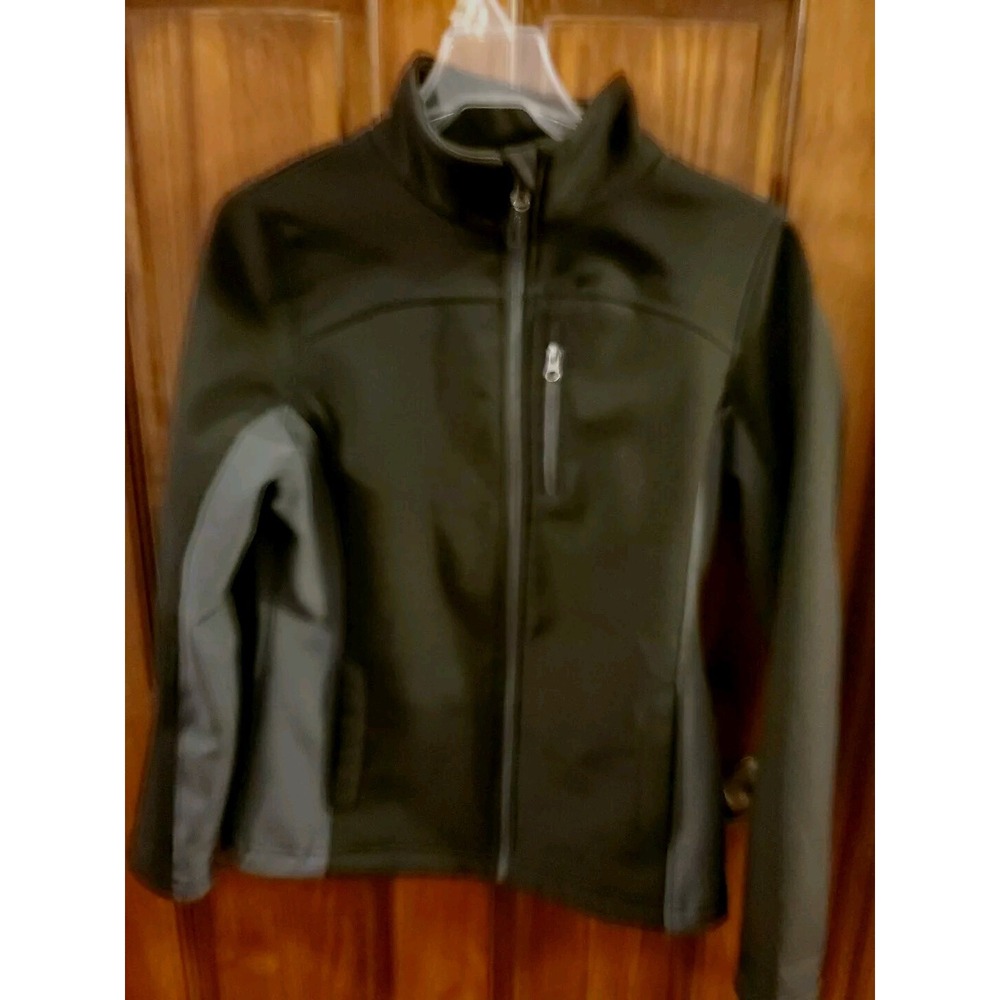 Womens Magellan Outdoors Fleece Lined Softshell Full Zip Jacket Sz Medium‎